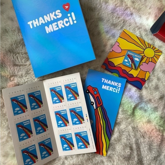 Canada Post employee Pandemic Pin & Stamps - Picture 4 of 4